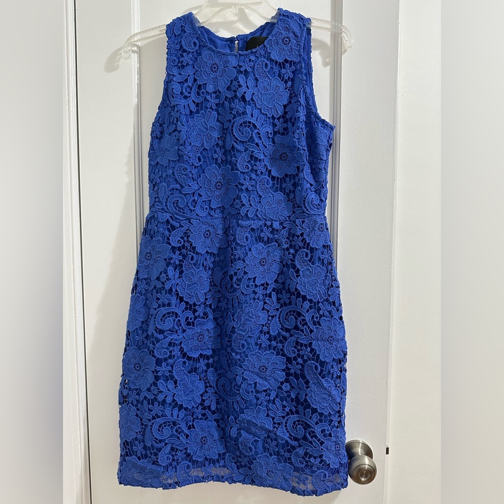 J. Crew Sleeveless Lace Dress